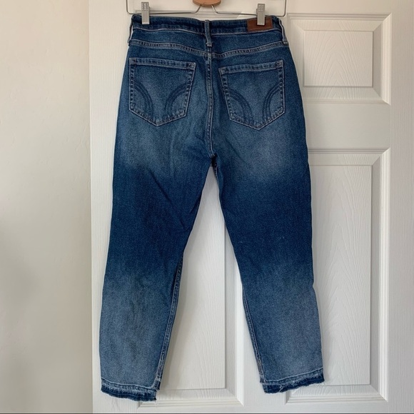 Hollister Distressed Cropped Jeans Size 3 Short - Picture 7 of 8